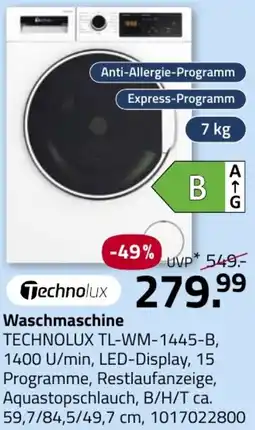 ROLLER Waschmaschine TECHNOLUX TL-WM-1445-B Angebot