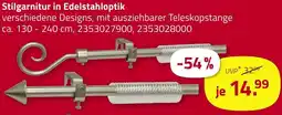 ROLLER Stilgarnitur in Edelstahloptik Angebot