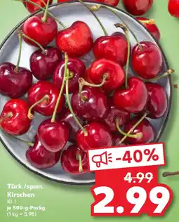 Kaufland Türk./span. Kirschen Angebot
