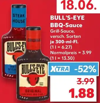 Kaufland BULL'S-EYE BBQ-Sauce Angebot