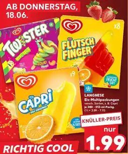 Kaufland LANGNESE Eis-Multipackungen Angebot