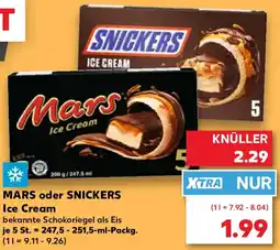 Kaufland MARS oder SNICKERS Ice Cream Angebot