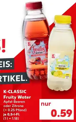 Kaufland K-CLASSIC Fruity Water Angebot