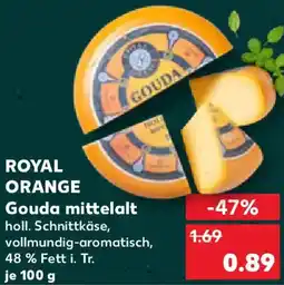 Kaufland ROYAL ORANGE Gouda mittelalt Angebot