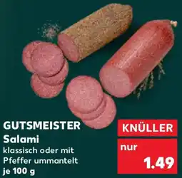 Kaufland GUTSMEISTER Salami Angebot