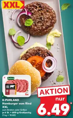 Kaufland K-PURLAND Hamburger vom Rind XXL Angebot