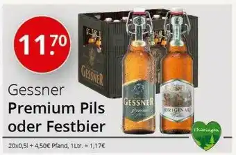 Sagasser Gessner Premium Pils Oder Festbier Angebot