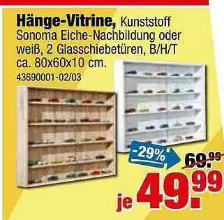 SB Lagerkauf Hänge-vitrine Angebot