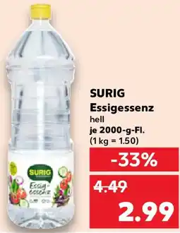 Kaufland SURIG Essigessenz Angebot