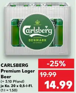 Kaufland CARLSBERG Premium Lager Beer Angebot