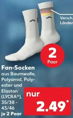 Kaufland Fan-Socken Angebot