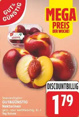 Edeka GUT&GÜNSTIG Nektarinen Angebot