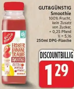 Edeka GUT&GÜNSTIG Smoothie Angebot
