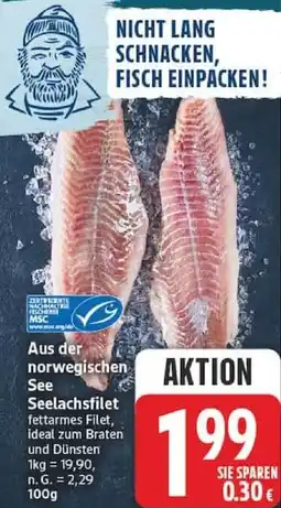 Edeka Aus der norwegischen See Seelachsfilet Angebot