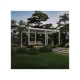 Netto Marken-Discount Weide E-Deluxe elektrische Pergola Voll-Aluminium 3,6x5,3m mit Lamellendach weiß? Angebot