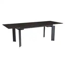 Netto Marken-Discount Esstisch Ausziehbar Keramik Glas Marmoroptik 180-240 MALTA, Schwarz 180x95x77 cm Angebot