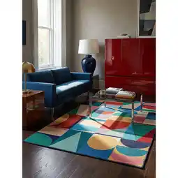 Netto Marken-Discount Wollteppich Patchwork Bunt 180 x 230 cm - DAHLIA Kadima Design Angebot