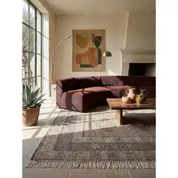 Netto Marken-Discount Flachgewebe-Teppich Stern Natur 200 x 290 cm - BERMEO Kadima Design Angebot