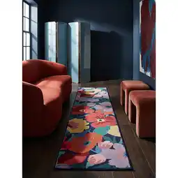 Netto Marken-Discount Läufer Blumen Bunt 80 x 300 cm - DAHLIA Kadima Design Angebot