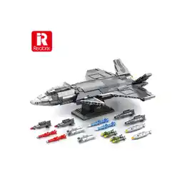 Netto Marken-Discount Reobrix 33025 J-20 Kampfjet Klemmbaustein Flugzeug 1911 Teile ab 14 Angebot