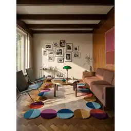 Netto Marken-Discount Wollteppich geometrisch Beige-Bunt 160 x 230 cm - HALLEIN Kadima Angebot