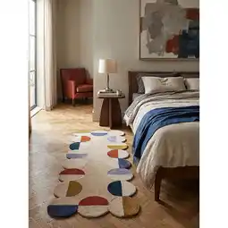 Netto Marken-Discount Läufer geometrisch Rost-Natur 80 x 230 cm - HALLEIN Kadima Design Angebot