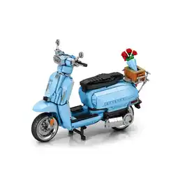 Netto Marken-Discount Reobrix 11037 Motorroller Klemmbaustein Modell Blau 1106 Teile ab 14 Angebot