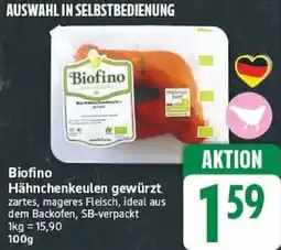 Edeka Biofino Hähnchenkeulen gewürzt Angebot
