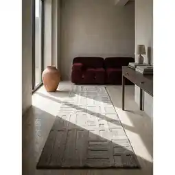 Netto Marken-Discount Läufer skandinavisch Natur 80 x 300 cm - EDALE Kadima Design Angebot