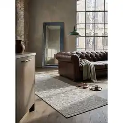 Netto Marken-Discount Läufer geometrisch Grau 78 x 230 cm - LEAM Kadima Design Angebot