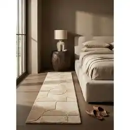 Netto Marken-Discount Läufer Wolle Natur 60 x 230 cm - DEBEN Kadima Design Angebot