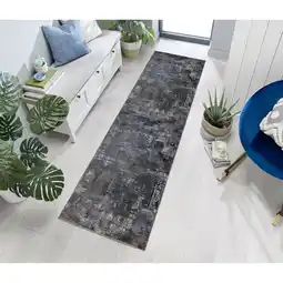 Netto Marken-Discount Läufer Jute Blau-Grau 80 x 300 cm - DEE Kadima Design Angebot