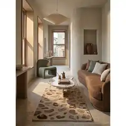 Netto Marken-Discount Läufer Wollmischung Natur 80 x 230 cm - SABLE Kadima Design Angebot