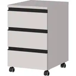 Netto Marken-Discount Rollcontainer Stuttgart Soft-Close 3 Schubladen Greige Angebot