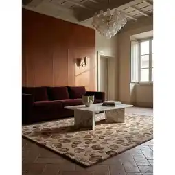 Netto Marken-Discount Teppich Kurzflor Natur 200 x 300 cm - SABLE Kadima Design Angebot