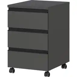 Netto Marken-Discount Rollcontainer Stuttgart Soft-Close 3 Schubladen Graphit Angebot