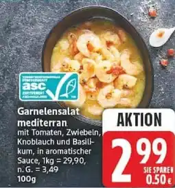 Edeka Garnelensalat mediterran Angebot