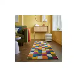 Netto Marken-Discount Läufer geometrisch Bunt 66 x 230 cm - QUAGGY Kadima Design Angebot