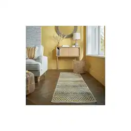 Netto Marken-Discount Läufer gestreift Senfgelb 66 x 300 cm - PERRAN Kadima Design Angebot