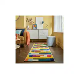 Netto Marken-Discount Läufer geometrisch Bunt 66 x 300 cm - MOSS Kadima Design Angebot