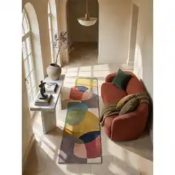 Netto Marken-Discount Läufer abstrakt Bunt 60 x 230 cm - AIRE Kadima Design Angebot