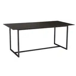 Netto Marken-Discount Esstisch Glas Keramik Marmoroptik Designer 180x90 ARCTIC, Schwarz 180x90x76 cm Angebot