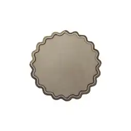 Netto Marken-Discount Wollteppich Hoch-Tief Natur Ø180 cm - WINCH Kadima Design Angebot