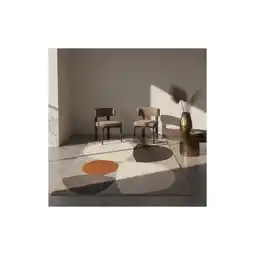 Netto Marken-Discount Wollteppich ELAN-Mouzon, geometrisch-abstrakt, Silbergrau, 120 x 170 cm Angebot
