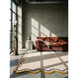 Netto Marken-Discount Wollteppich Bordüre Bunt 120 x 170 cm - WINCH Kadima Design Angebot