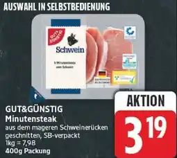 Edeka GUT&GÜNSTIG Minutensteak Angebot