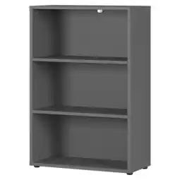 Netto Marken-Discount Aktenregal-Universal FRANKFURT 80 cm 3 Ordnerhöhen (2 Böden) Graphit Angebot