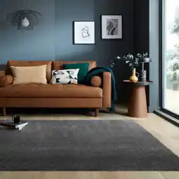 Netto Marken-Discount Teppich uni Anthrazit 200 x 290 cm - TUMMEL Kadima Design Angebot