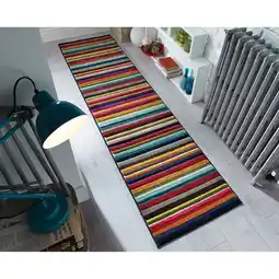 Netto Marken-Discount Läufer gestreift Bunt 66 x 230 cm - MEON Kadima Design Angebot