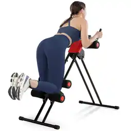 Netto Marken-Discount tectake Bauchtrainer, 5-fach verstellbar, klappbar, mit Trainingscomputer Angebot